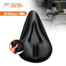 Capa Gel Banco Para Selim Bike Academia Assento Almofada Ajustável Spinning Ciclismo Bicicleta