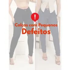 Calça Skinny Feminina Com muita Lycra Pequenos Defeitos Avarias