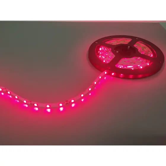 Fita Led 3528 - 60 Leds 12V - 5 Metros - Vermelho - IP20 - Uso Interno (Não Acompanha Fonte)