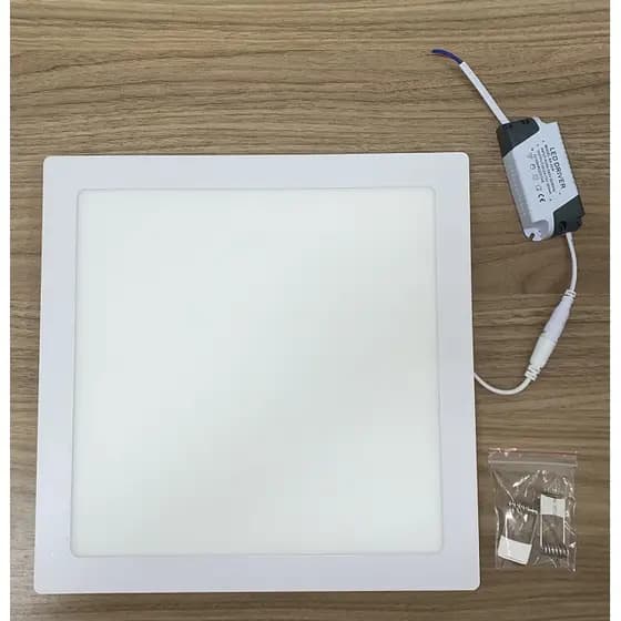 Luminária Painel Embutir Led 25W - Branco Frio 6500K - Bivolt (100-265v) - 2000Lm