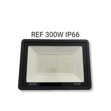 Refletor Holofote LED 300w Slim - IP67 (Prova D'água) - Bivolt (100v a 265v) - Luz Forte - Alta Potência