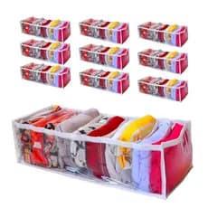 Kit 10 colmeia organizadora M  p/ roupa de bebê - Organizaplus