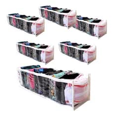 6 organizador de gavetas p/ calcinha 10x12x35cm - Organizaplus