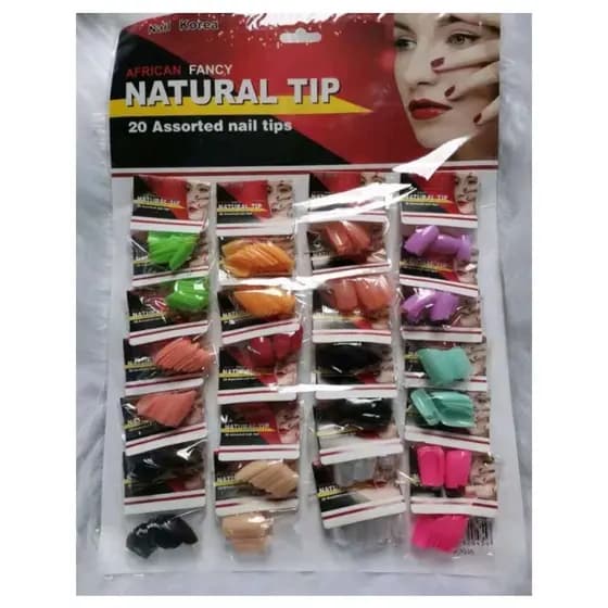 1 pacote com 24kit,Postiças impala colorido