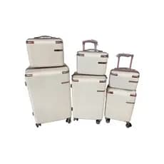Conjunto 3 Malas +3 maleta 35KG +  23KG + 10KG Expansível ABS Maldivas Giratória Cores