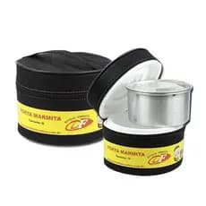 Marmita Térmica Redonda GRANDE N°16 Revestida Com Zíper, com Isopor e Alumínio! Capacidade para 1100ML