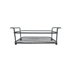 Suporte Para Tempero Preto Condimento Cozinha Sal Mesa Grande