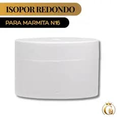 Isopor para Bolsa e Marmita Térmica N16 130mm x 200 mm | Conserva e Mantém Aquecido na Bolsa