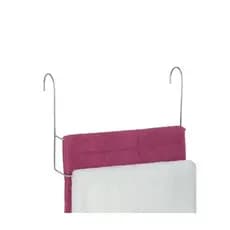 Suporte Porta Toalha Banho e Rosto  Cromado Toalheiro Duplo Toalhas Banho Banheiro Box Laminado Sem Furo