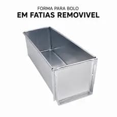 Forma para Bolo em Fatias com Desenforme Fácil Removivel