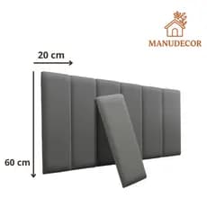 KIT CABECEIRA DE CAMA BOX ADESIVA  60X20 - Renove Seu Quarto com Estilo!!! ENVIO IMEDIATO !!!