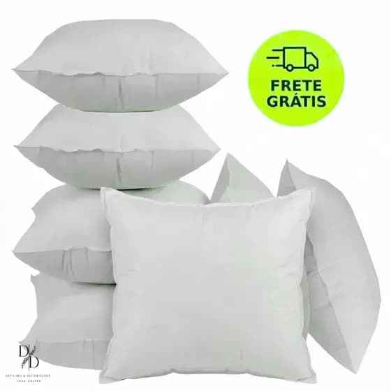 Refil Enchimento de Almofada 45x45 - Almofadas Macio e Lavável - !!!ENVIO IMEDIATO!!!