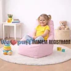 Mini Puff Americano Cheio Infantil Sala Escritorio