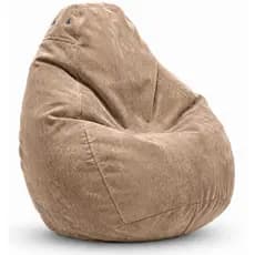 Puff Fofão em Tecido SUEDE WePuff Pêra Enchimento Incluso Embalado a Vácuo Sala Quarto Gamer Home Office