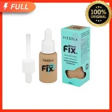 Base Líquida Fix - Vizzela 30ml - 100% Original Todas as Cores