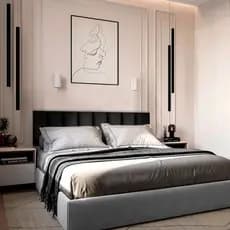 Cabeceira de Cama Box Casal Solteiro Estofada - Com até 7 peças