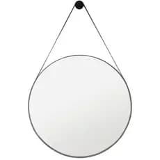 Espelho Redondo Adnet Decorativo Suspenso de Parede 50cm + Pino