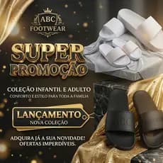 Chinelo slide masculino infantil e adulto casual moderno leve confortável solado resistente Full
