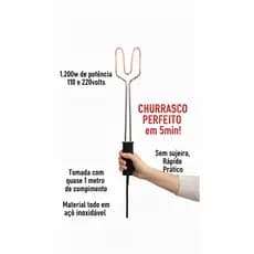 Acendedor de churrasqueira e lareira acendendor elétrico 110v e 220v