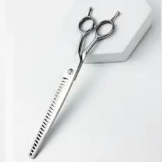 Wingsbro 8.5 Polegadas Tesoura Profissional Para Cuidados Com Cães , Aço Inoxidável , Desbaste , Curvado , Animais De Es