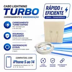 Cabo Lightning para iPhone USB‑C 1m Compatível com iPhone 14/13/12/11/SE — Cabo para Carregamento Rápido e Cabo de Dados
