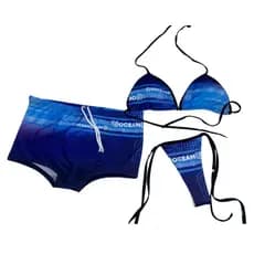 Moda Onda Prime, Kit Sunga e Biquini, Kit Namorados, Conjunto de Biquíni Feminino + Sunga Masculina