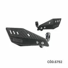 Protetor Mão Moto Universal Vortex V1 Preto (par)