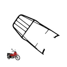 Suporte Bagageiro Moto Pop 110 Honda Preto Vortex
