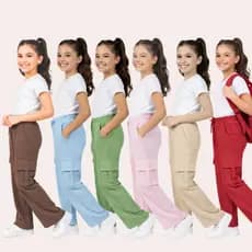 Calça Cargo Juvenil Moletinho Bolso Lateral Estiloso