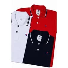 Kit 3 Polo Infantil Estilo Casual Elegante de 1 Ano ao 14 Anos