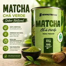 Chá Verde Matchá Natural Energia Disposição Academia Melhora Foco Concentração Auxilia Emagrecimento
