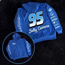 MOLETOM RELAMPAGO MCQUEEN SALLY CARRERA CARROS DESENHO (( LANÇAMENTO )) ADULTO 50% ALGODÃO 50% POLIESTER