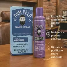 Kit Dom Pelo Força Capilar Shampoo + Tônico Crescimento