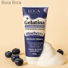 Gelatina Ativadora de Cachos Blueberry 200g – Proteção Térmica e Hidratação | Loca CosmeticsQKC7