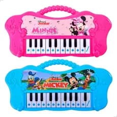 Teclado Musical Brinquedo Infantil Mickey Minnie Disney, teclado infantil educativo, brinquedo musical, infantil