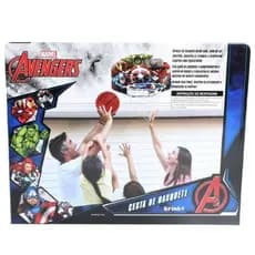 Cesta de Basquete Infantil com Bola Marvel Vingadores, cesta de basquete infantil, brinquedo infantil