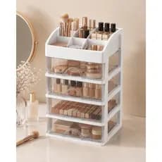 Organizador De Maquiagem, Organizadores, Caixa De Armazenamento De Plástico Cosméticos Com Gavetas, organizador multiuso