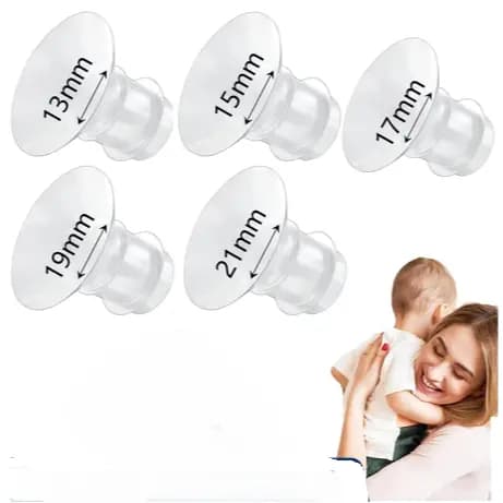 Bomba De Leite Materno Flange Inserção Conversor De Mama Substituição Prática 21mm [Nova Chegada]