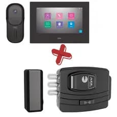 Vídeo Porteiro Vp7 Touch Wifi + Fechadura Ultra Card