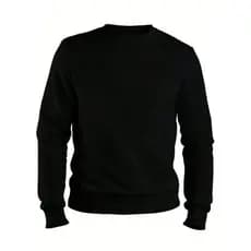 Moletom Blusa De Frio Feminino Masculino Liso Gola Careca