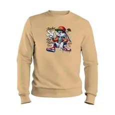 Blusa De Frio Masulino Moletom Gola Careca Personagens Algodão