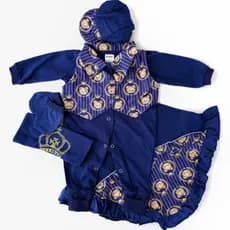 Conjunto, KIt Saída de maternidade Bebê Menino, 5 peças, 100% algodão