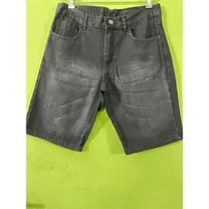 Bermuda masculino jeans preto