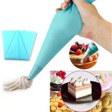 Saco para Confeitar de Silicone Reutilizável 30 cm 12 Polegadas Bolos Decoração Cozinha Confeitaria