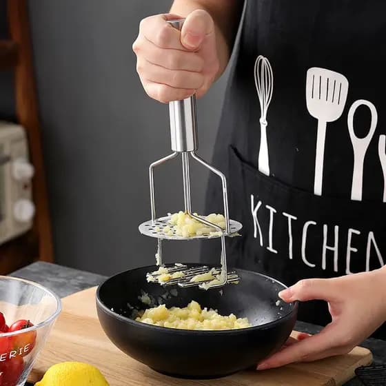 Amassado De Batata Espremedo De Dupla Camada De Aço Inoxidável, Kiwi Crusher, De Batata Doce, Espremedor de frutas