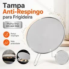 Tela Tampa Protetora Anti Respingo Para Fritura em Aço Inox 29cm