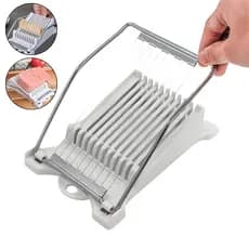 Fatiador De Queijo Profissional Inox Cortador De Frios Manual Cozinha Queijos Frutas Ovos Legumes Presunto Mussarela