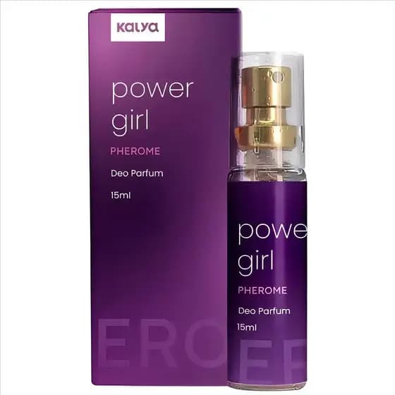Perfume Feminino Power Girl Pheromones Ero 15ml Essência de Sedução e Magnetismo
