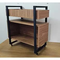 PRATELEIRA, Bar Industrial com Bandeja MDF + FERRO