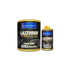 Primer Atomotivo Pu Cinza/gris 8200 Lazzuril Alto Sólido 900Ml